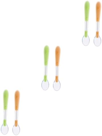 FAVOMOTO Kids Silicone Training Spoons