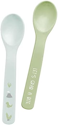 Stephen Joseph DINO Silicone Baby Spoon Soft Ergonomic
