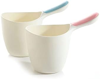 NPQPNAFC Thick Food or Bath Water Spoon 2 Pcs Set