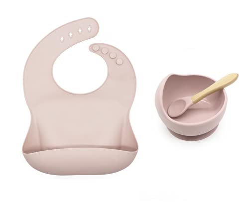 Bambi Blue Dusty Rose Silicon Feeding Set