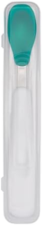 OXO Tot Food Masher Spoon with Travel Case - Rustic Teal On-the-Go