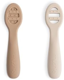Mushie Baby Silicone Spoons
