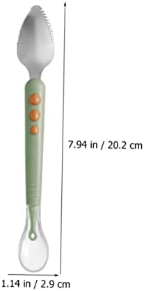 SECFOUDouble-Handled Silicone Baby Spoon for Toddlers