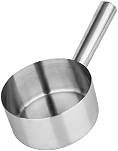 Stainless Steel Water Scoop with Long Handle for Kitchen and Bathroom Use