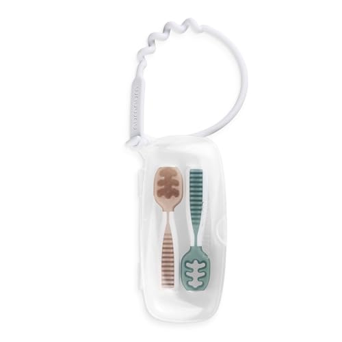NumNum Baby Spoons Set - Safe Silicone Pre-Spoon for Easy Baby Feeding