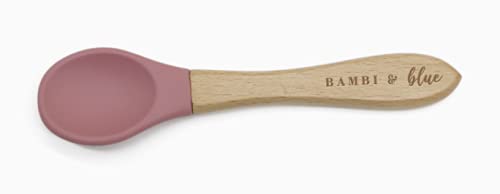 Bambi Blue Dusty Rose Silicon Feeding Set