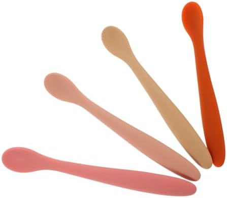 4-Piece Silicone Spoons Trainer Set for Kids