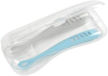 BEABA Babys First Foods Spoon Set with Travel Case