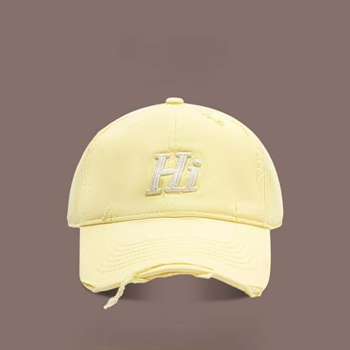 Stylish Unisex Snapback Baseball Cap with embroidery Adjustable Cotton Breathable Sun Protection Hat