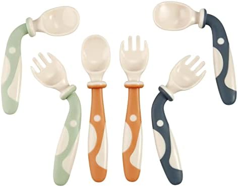 Bendable Spoons Forks for Babies Easy Self-Feeding