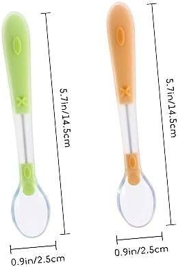 FAVOMOTO Kids Silicone Training Spoons