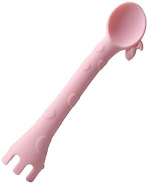 Baby Silicone Soft Spoons - Fun Giraffe Design for Toddlers