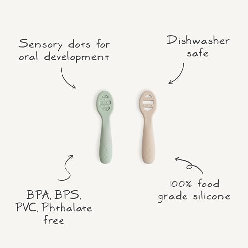 Mushie Baby Silicone Spoons