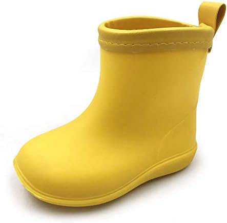 Ammoj Baby Kids Easy On Rain Shoes Boots for Toddler Little Kid