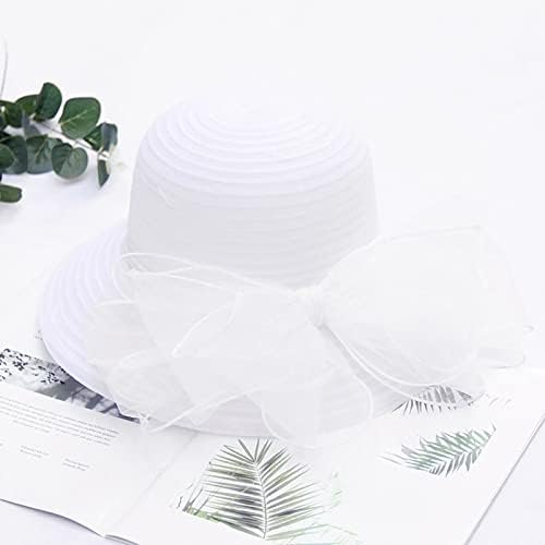Big Hats for Women Kentucky-Derby Women Wedding Fascinators Hat Retro