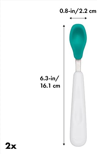 OXO Tot Feeding Spoon Set - Soft Silicone for Growing Babies