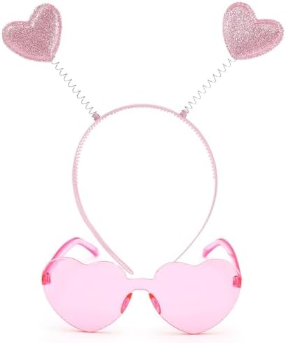 Heart Headband Sunglasses Set Valentines Day Special Offer