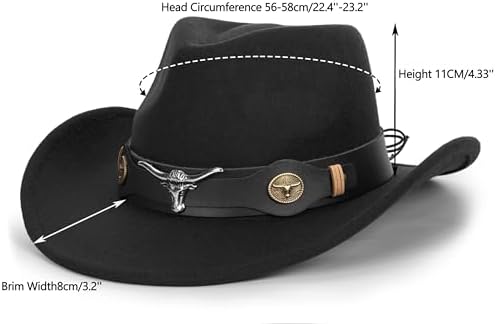Classic Felt Cowboy Hat