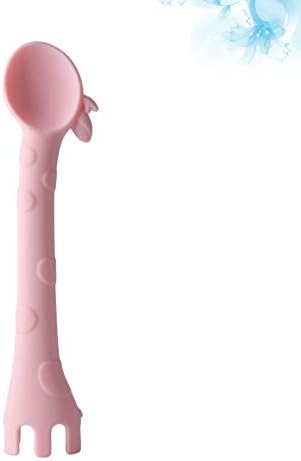 Baby Silicone Soft Spoons - Fun Giraffe Design for Toddlers