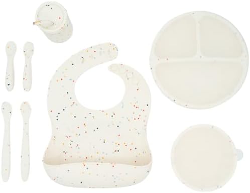 WeeSprout Baby Led Weaning Silicone Suction Bowl Bundle