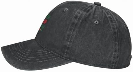 Trendy Adjustable Baseball Hat for Men Women Four-Season Outdoors Black