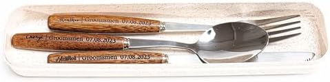 Compact Personalized Flatware Set