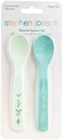 Strong Start silicone baby spoons