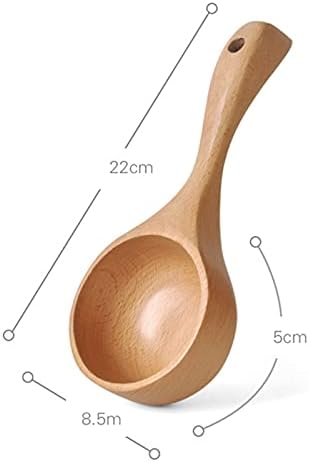 NPQPNAFC Short Handle Wooden Spoon for Bath Sauna