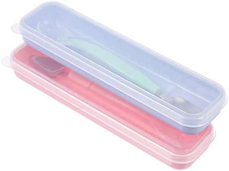 Perfect Baby Feeding Set with 2 Sulated Spoons Safe Easy and Organized