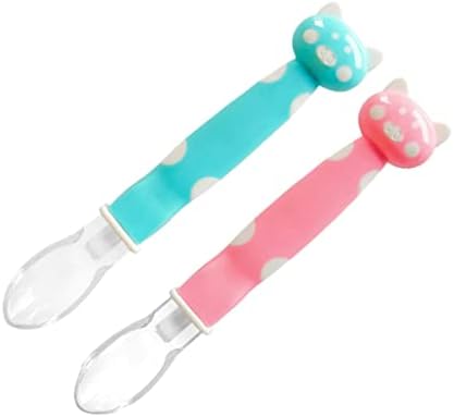 Safe Durable Cartoon Silicone Spoons for Kids