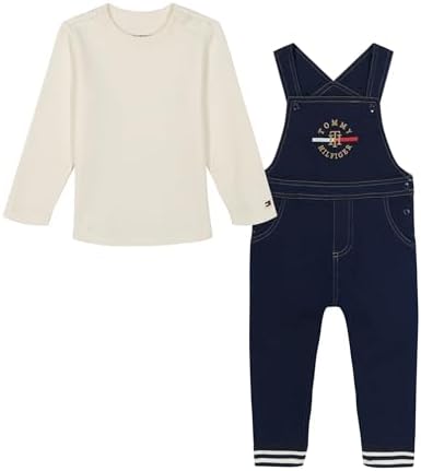 Stylish 2-Piece Overall Set for Boys Says Tommy Hilfiger