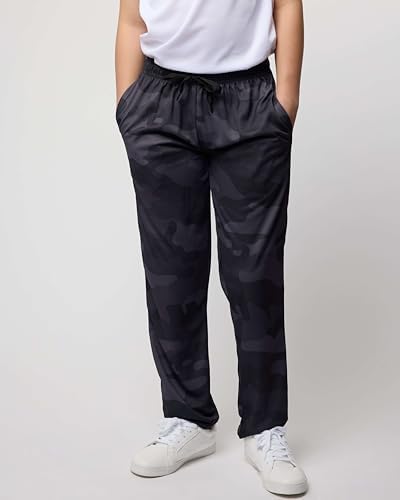 Real Essentials Boys Mesh Open BottomActive Sweatpants Stay Cool Dry
