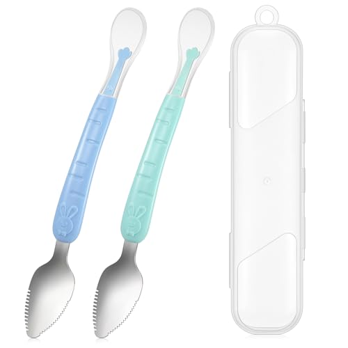Dual Head Silicone Feeding Spoon for Babies