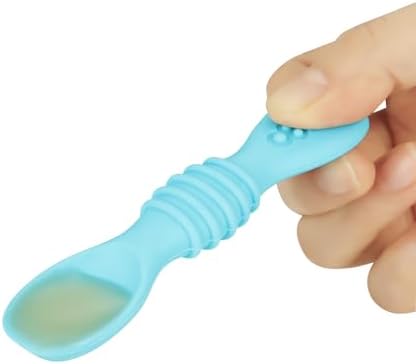 Silicone Baby Spoons Set 6-Piece - Safe for Toddler