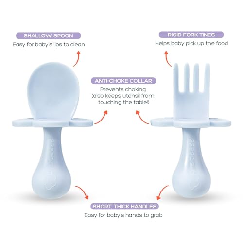 Grabease Baby Feeding Utensils Set Self-Feeding BPA-Free