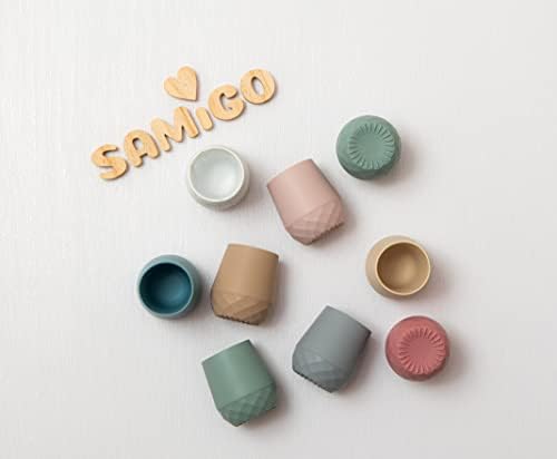 SAMiGO Silicone Baby Utensils Set