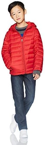 Lightweight Packable Water-Resistant Hooded Puffer Jacket for Boys and Toddlers