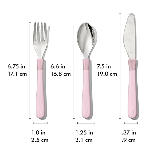 OXO Tot Cutlery for Big Kids Blossom