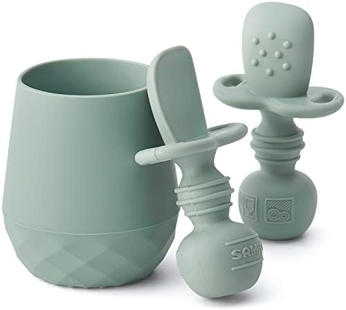 SAMiGO Silicone Baby Utensils Set