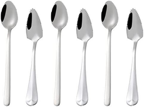 6pcs Stlss Steel Fruit Scraper Set for Babies