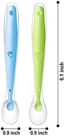 PandaEar Baby Silicone Soft Spoons Safe and Painless for Infants