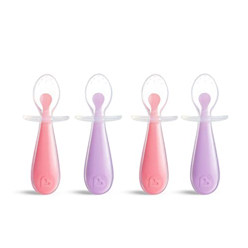 Munchkin Silicone Scoop Trainer with Choke Guard for Baby Led Weaning