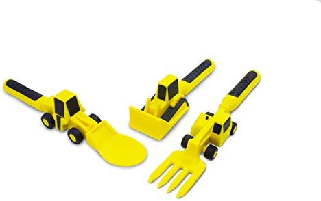 Constructive Eating - Safe Premium Toddler Flatware Set for Kids