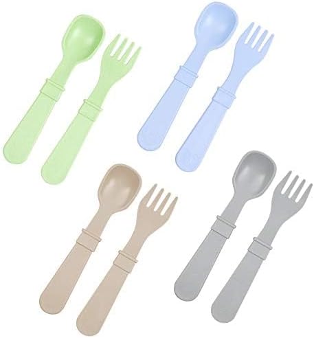 Adorable Toddler Fork Spoon Set by Re-Play