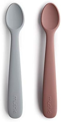 Mushie Silicone Feeding Spoons - Safe for Babies