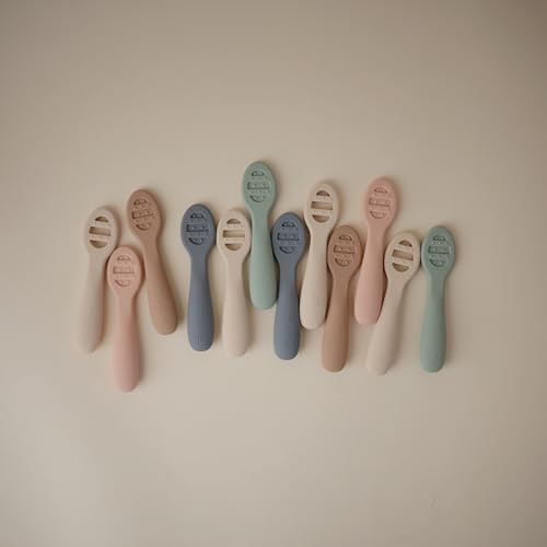 Mushie Baby Silicone Spoons