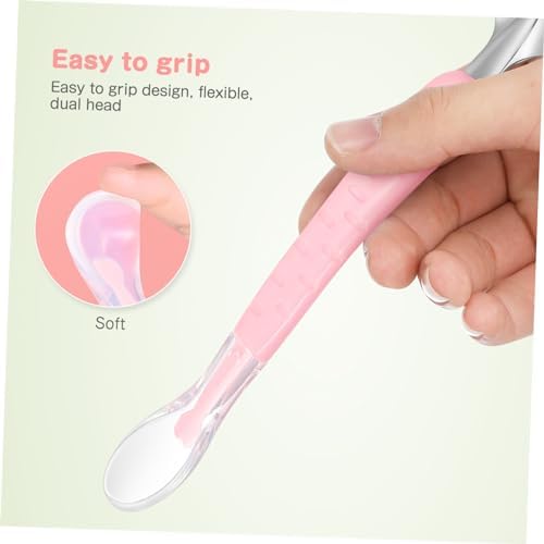 Double-Sided Fruit Spoon Set for Toddlers
