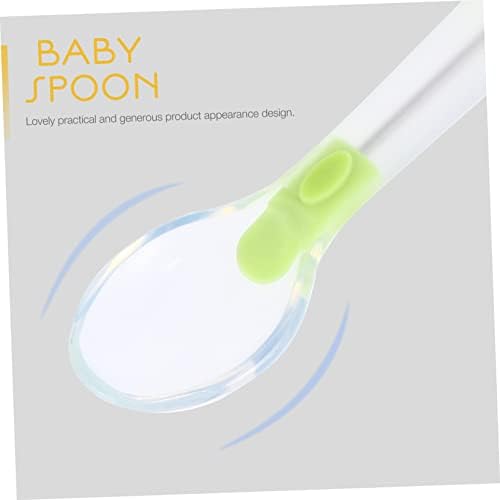 FAVOMOTO Kids Silicone Training Spoons