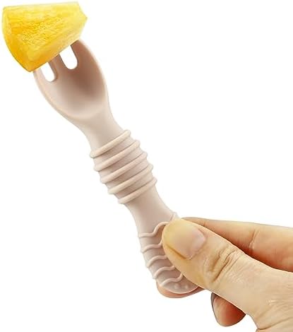 PandaEar Silicone Baby Spoons Fork Set 6 Pack 1