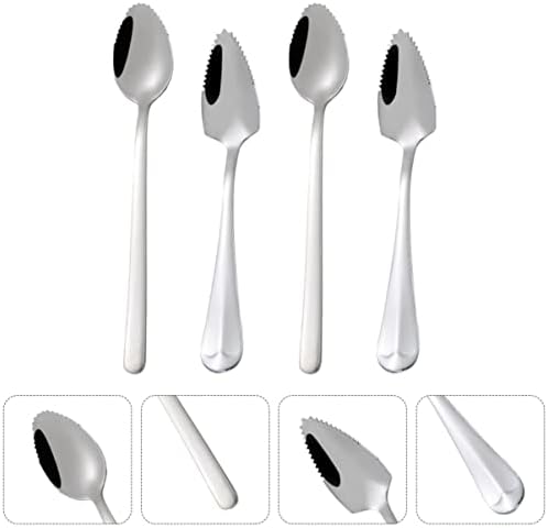 6pcs Stlss Steel Fruit Scraper Set for Babies